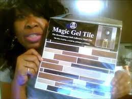Black And White Contact Paper Dollar Tree Family Dollar Store Magic Gel Tile Kitchen Wall Makeover Diy Backsplash Diy Kitchen Backsplash Family Dollar Store