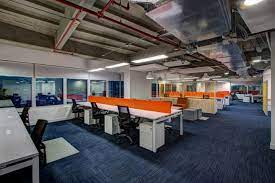3g Office Has Designed A New Office For Global Shipping Company Dhl Located In Bogota Colombia Corporate Office Design Company Office Design Cool Office