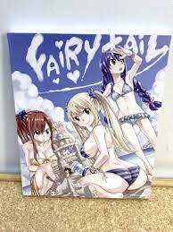 F240 貴重 フェアリーテイル 水着 キャンパスアート FAIRY TAIL ルーシィ ハートフィリア ウェンディ マーベル  www.etnasuite.com