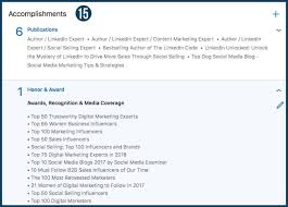 If you haven't already added anything to honors & awards or education, you'll need to click on 'view more' in the 'add a section to your profile' area. Linkedin Training How To Write The Perfect Linkedin
