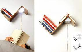 Suspension lamp with diffused and direct light. Lililite Book Lamp And Shelf In One Designs Ideas On Dornob