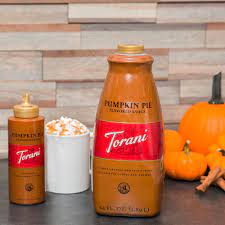Torani 64 Fl Oz Puremade Pumpkin Pie Flavoring Sauce Coffee Sauce Recipe Pie Sauce Pumpkin Pie