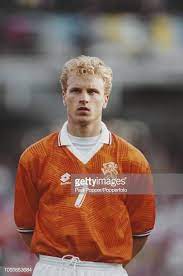 Dutch Professional Footballer Dennis Bergkamp Forward With Afc Ajax Posed Prior To Playing For The Netherlands National Te Dennis Bergkamp Football Kids Soccer