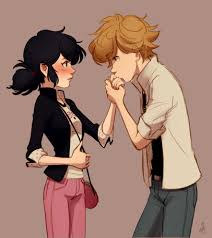Marinette doesn't know what's going know. Marinette And Adrien Miraculous Ladybug Fan Art 40932727 Fanpop