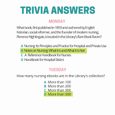 Do you know the secrets of sewing? Utsw Library On Twitter Here Are The Answer To This Week S Trivia Questions Thank You For Celebrating National Nurses Week With Us