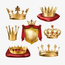 Gambar Set Vektor Mahkota Emas Kerajaan Pelbagai Jenis Dan Emas Emas Mahkota Png Dan Vektor Untuk Muat Turun Percuma Golden Crown Shield Vector Vector