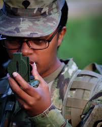 Soldiers of the 165th Combat Sustainment Support Battalion participate in  Land Navigation training as a part of Annual Training 2019 in Camp  Beauregard, Louisiana. Land navigation training teaches Soldiers how to read