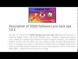 5000 Followers Pro Hack Apk 1 0 3 Free Download Instagram Tips How To Get Youtube