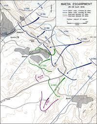 Okinawa's 466 square miles of dense foliage, hills and trees made it the perfect location for the japanese high command's last stand to protect their motherland. Pacific Wrecks Map Of Maeda Escarpment 25 29 April 1945 On Okinawa Island