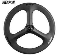 WEAPON C3 Carbon Fiber Classical Trispoke Wheel (700c / Track / 850g)