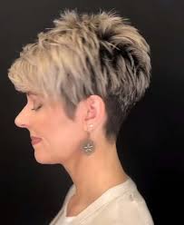 Short Pixie Hairstyles For Women Over 50 Short Hair Styles Pixie Short Stacked Hair Short Hair Haircuts