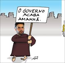 Resultado de imagem para charges de temer e aecio