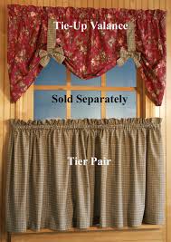 Over 20 years of experience to give you great deals on quality home products and more. Climbing Roses Tier Curtains In Plaid
