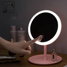Typically, a vanity set comes with a vanity table, a stool or bench, and a mirror, or more than one mirror for increased visibility. Led Makeup Mirror With Light Fill Tabletop Vanity Mirror Vintage Shopee Philippines