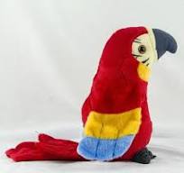 Factory Hot Selling Wholesale Stuff Plush Toy Recording and Repeating  Moving Talking Parrot Toy
