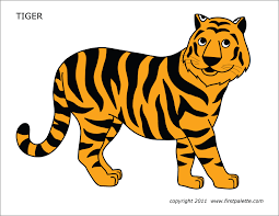 More 100 images of different animals for children's creativity. Tiger Free Printable Templates Coloring Pages Firstpalette Com