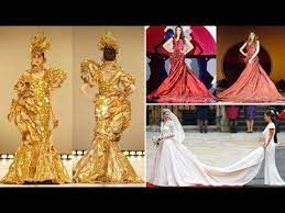 The Most Expensive Dresses Of All Time World S Most Expensive Wedding Most Expensive Dress Most Expensive Wedding Dress Expensive Dresses
