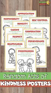 Free Acts Of Kindness Posters 52kindweeks Random Acts Of Kindness Kindness Projects Kindness
