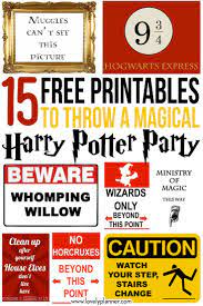 15 Free Harry Potter Party Printables Part 1 Harry Potter Printables Harry Potter Halloween Party Harry Potter Theme Party