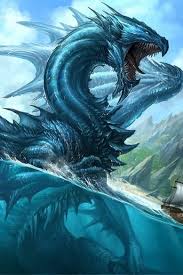 Sea Dragon The Element Is Merciless Mythical Creatures Dragon Pictures Fantasy Creatures