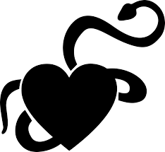 Herz silhouette, herz, schwarz, schwarz und weiß png. Schlange Herz Silhouette Kostenlose Vektorgrafik Auf Pixabay