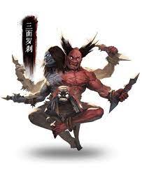 斩妖行》怪物图鉴妖怪出处一览_三面罗刹:: 游民星空GamerSky.com