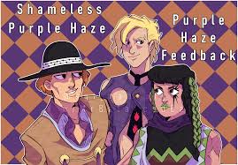 Fanart Shameless Purple Haze Purple Haze Feedback Reminder To Read It Stardustcrusaders Funny valentine theme | fan made. fanart shameless purple haze purple