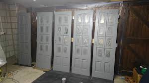 First Coat Done Rust Oleum Slate Grey Satin Furniture Paint Paint Stained Wood Staining Wood Grey Doors
