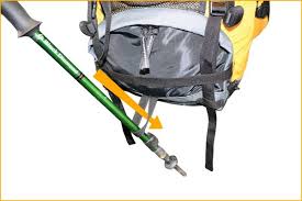 Attaching Your Walking Poles To Your Backpack Walking Poles Backpacks Hiking Tips