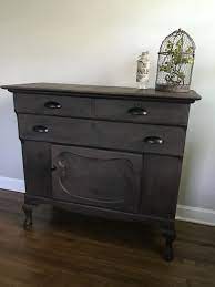 Annie Sloan Honfleur With Black Wax Annie Sloan Furniture Annie Sloan Honfleur