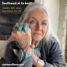 Sterling Silver Larimar Ring Approx Size 9 by Navajo Me'Dru Nelson, Native  American Jewelry