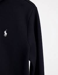 Enjoy free shipping on orders over €80. Polo Ralph Lauren Schwarzer Kapuzenpullover Mit Durchgehendem Reissverschluss Und Spieler Logo Asos