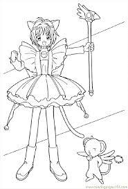 Funny fathers day diy instant download craft classroom coloring page for dad. Card Captors Coloring Pages 24 Coloring Page For Kids Free Cardcaptor Sakura Printable Coloring Pages Online For Kids Coloringpages101 Com Coloring Pages For Kids