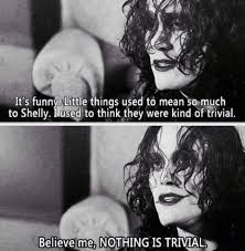 Buildings Burn People Die But Real Love Is Forever The Most Honest Amp Raw Unscripted Scene In The Crow Crow Movie Crow Tattoos With Kids Names