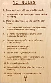 12 Rules For Life Plaque From Dr Jordan B Peterson S Book Life Rules Psychology Quotes Important Quotes