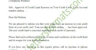 Need a sample letter requesting credit limit increase? Sample Approval Letter To Customer For Increase In Credit Limit