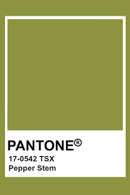 Pantone Pepper Stem Pantone Colour Palettes Pantone Color Pantone Green