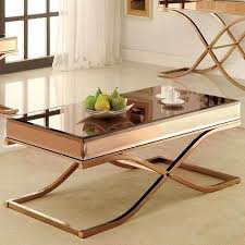 Outsunny outdoor portable folding aluminum picnic table. Furniture Of America Laja Contemporary Gold Metal Coffee Table Walmart Com Metal Coffee Table Coffee Table Mirrored Coffee Tables