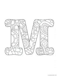 Letter m coloring pages available in lots of. Letter M Coloring Pages Alphabet Educational Letter M Of 4 Printable 2020 162 Coloring4free Coloring4free Com