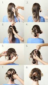 This simple hairstyle consists of 3 regular braids banded together to form a cute half up hairstyle. A Simple Pretty Updo A Beautiful Mess