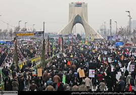 نمایش تصویرتصاویر راهپیمایی مردم تهران در ۲۲ بهمن ۱۳۹۵