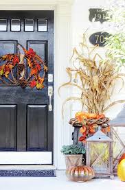 I also love that so many of these front door decorations can be made with. Twelve Fall Door Decorating Ideas Thistlewood Farm