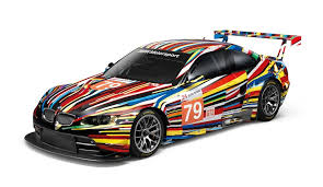 Jeff Koons Decorates A Limited Edition Minature Bmw M3 Gt2 Art Car Bmw Art Car Art Art Cars