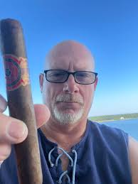 Wishing a happy new year with cigars