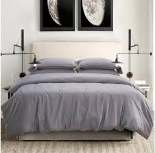 Light Grey Gray 100 Egyptian Cotton Bedding Set King Queen Size Sheet Quilt Duvet Cover Bed Designer Bedspread Luxury 4pcs 2015 King Queen Size Cotton Bedding Setbedding Set King Aliexpress