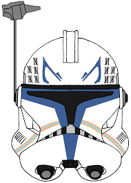 Clone Trooper Captain Rex S Helmet 3 Star Wars Drawings Star Wars Art Star Wars Helmet