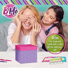 These cards look so cute folded, and even cuter when they're opened. Card Crafting Explosion Arts And Crafts Box Complete Card Making Kit For Girls Birthday Gift Box