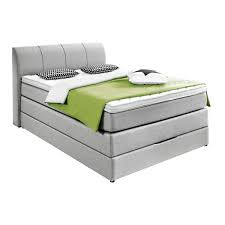 Natürlich auch als einzelne person in einem 100x200 cm boxspringbett. Boxspingbett Paula Stoffbezug Silbergrau