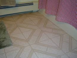 The original linoleum tile is asbestos and that's why i don't want to pull it up unless it's absolutely necessary. Ceramic Tiling Over Linoleum On Basement Concrete Slab Homeadditionplus Com