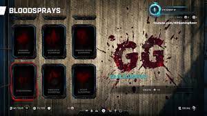 Gears 5 Gameplay All Blood Sprays Unlockables In Gears 5 Multiplayer Youtube